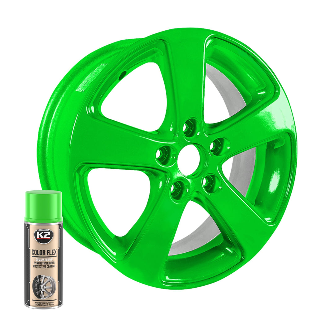 K2 COLOR FLEX JASNY ZIELONY 400 ML