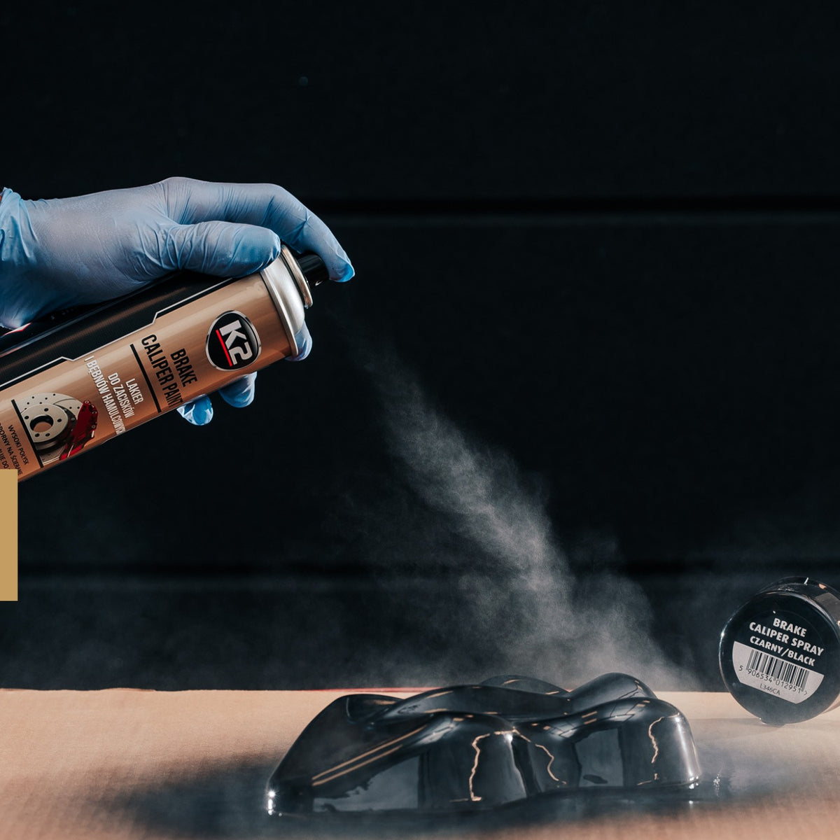 K2 BRAKE CALIPER PAINT 400ml CZARNY