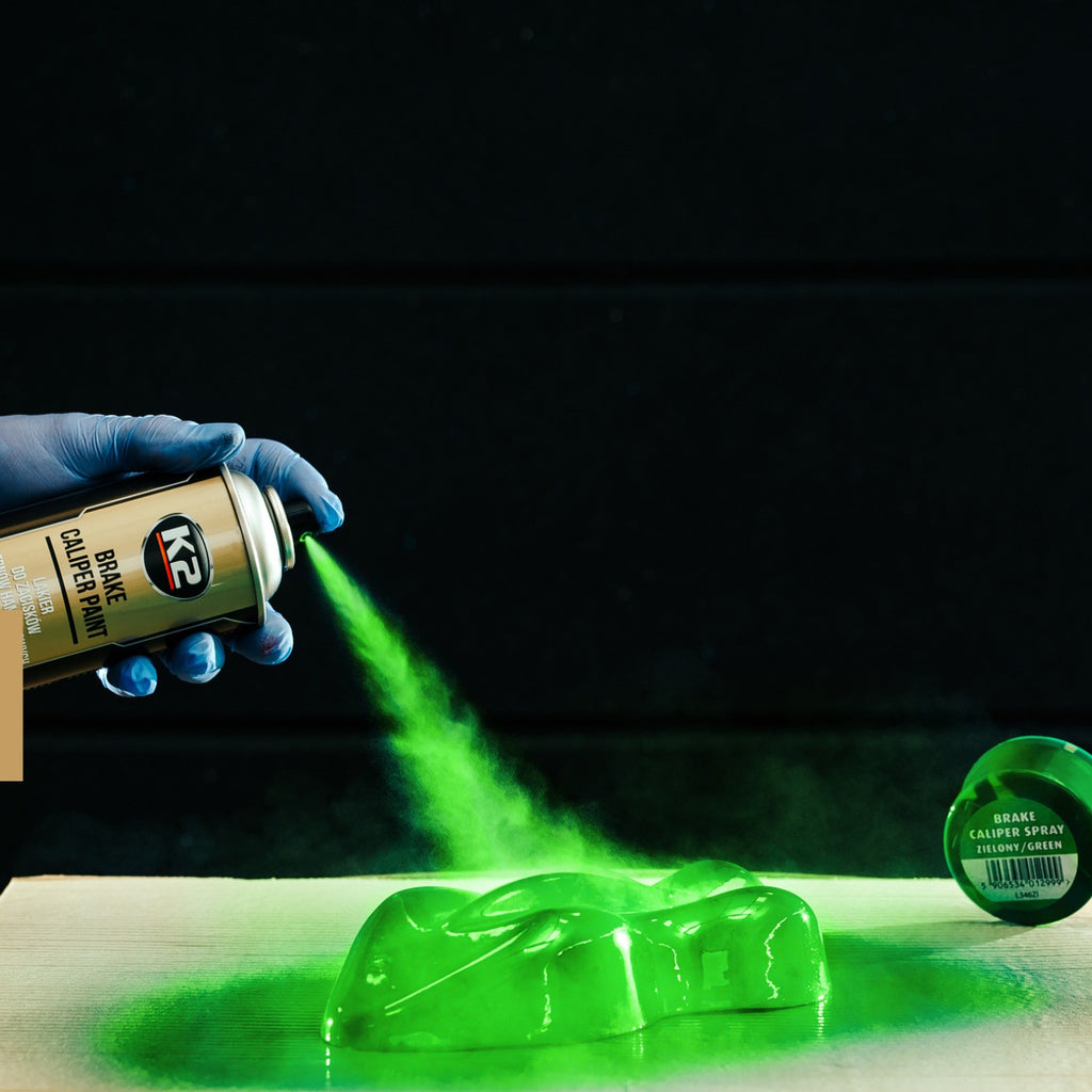 K2 BRAKE CALIPER PAINT 400ml ZIELONY