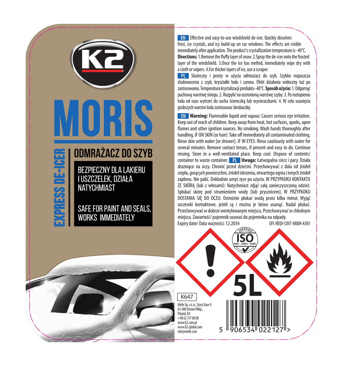 K2 MORIS 5L