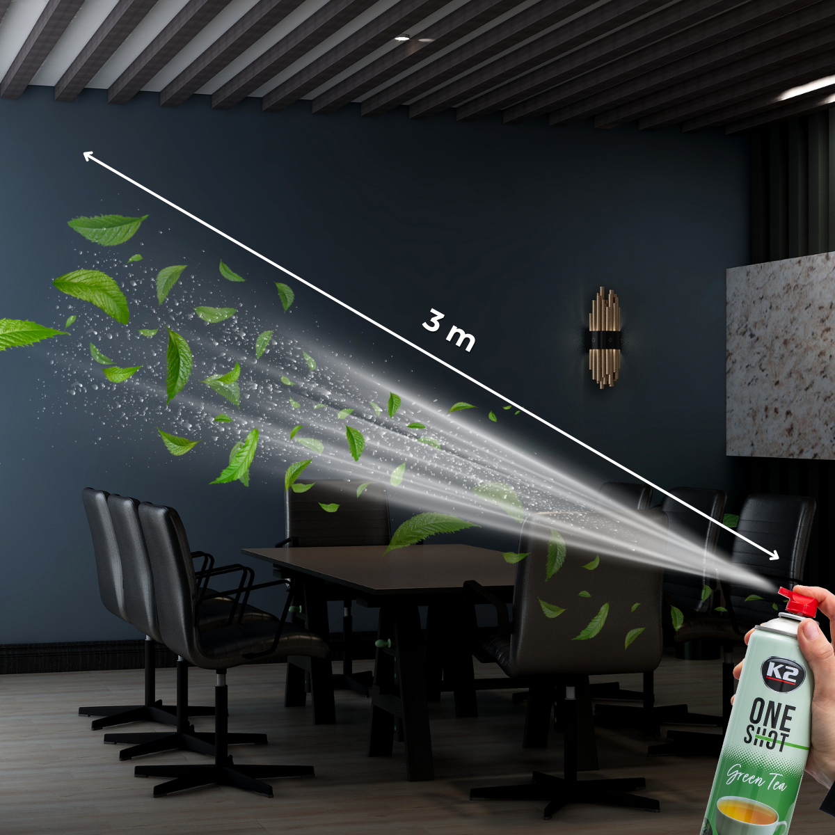 K2 ONE SHOT GREEN TEA 600ml