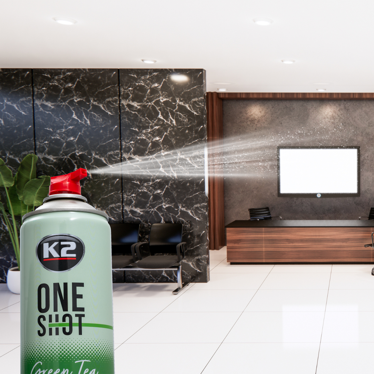 K2 ONE SHOT GREEN TEA 600ml