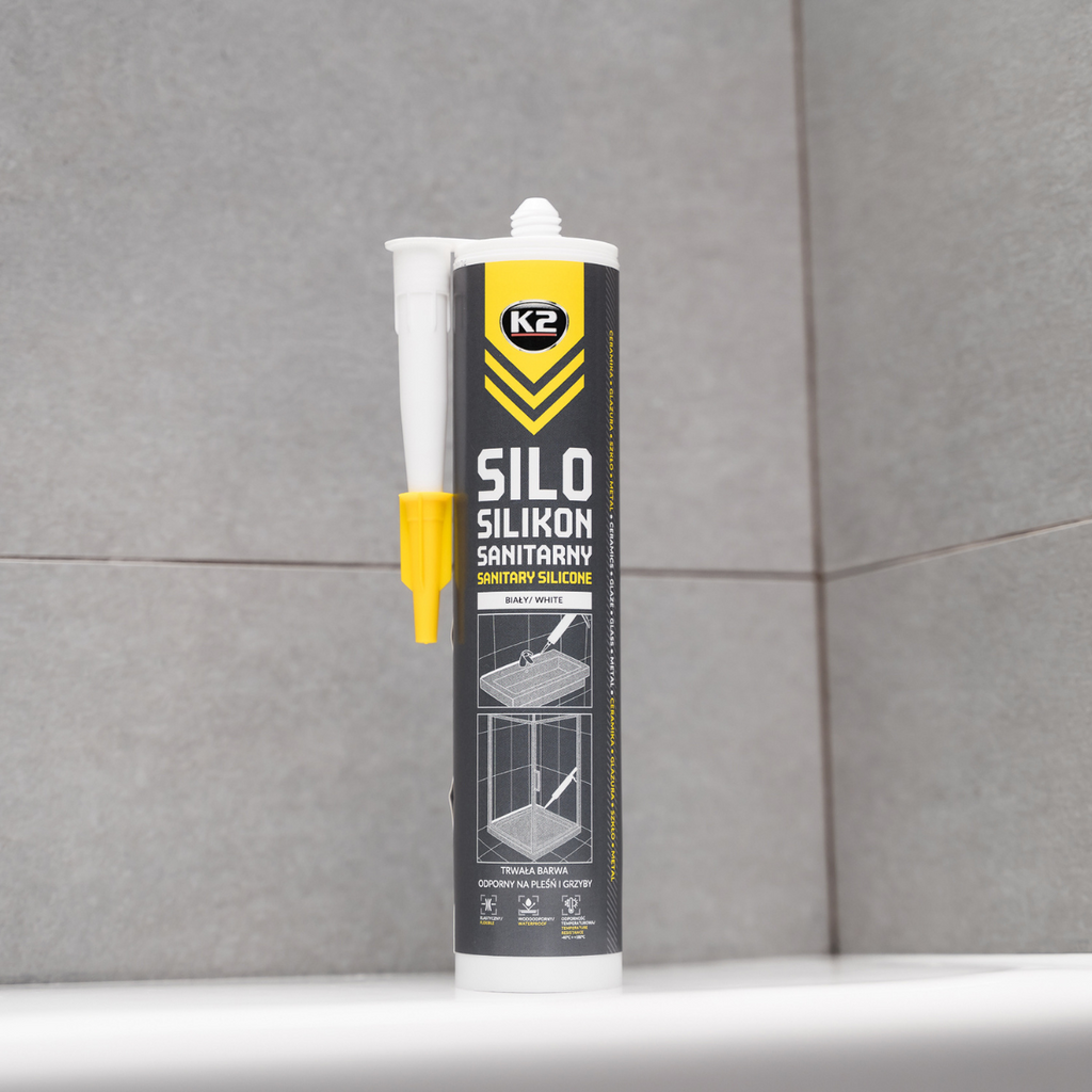 K2 SILO SILIKON SANITARNY BIAŁY 300ml