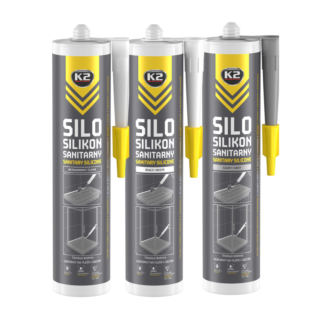 K2 SILO SILIKON SANITARNY BEZBARWNY 300ml
