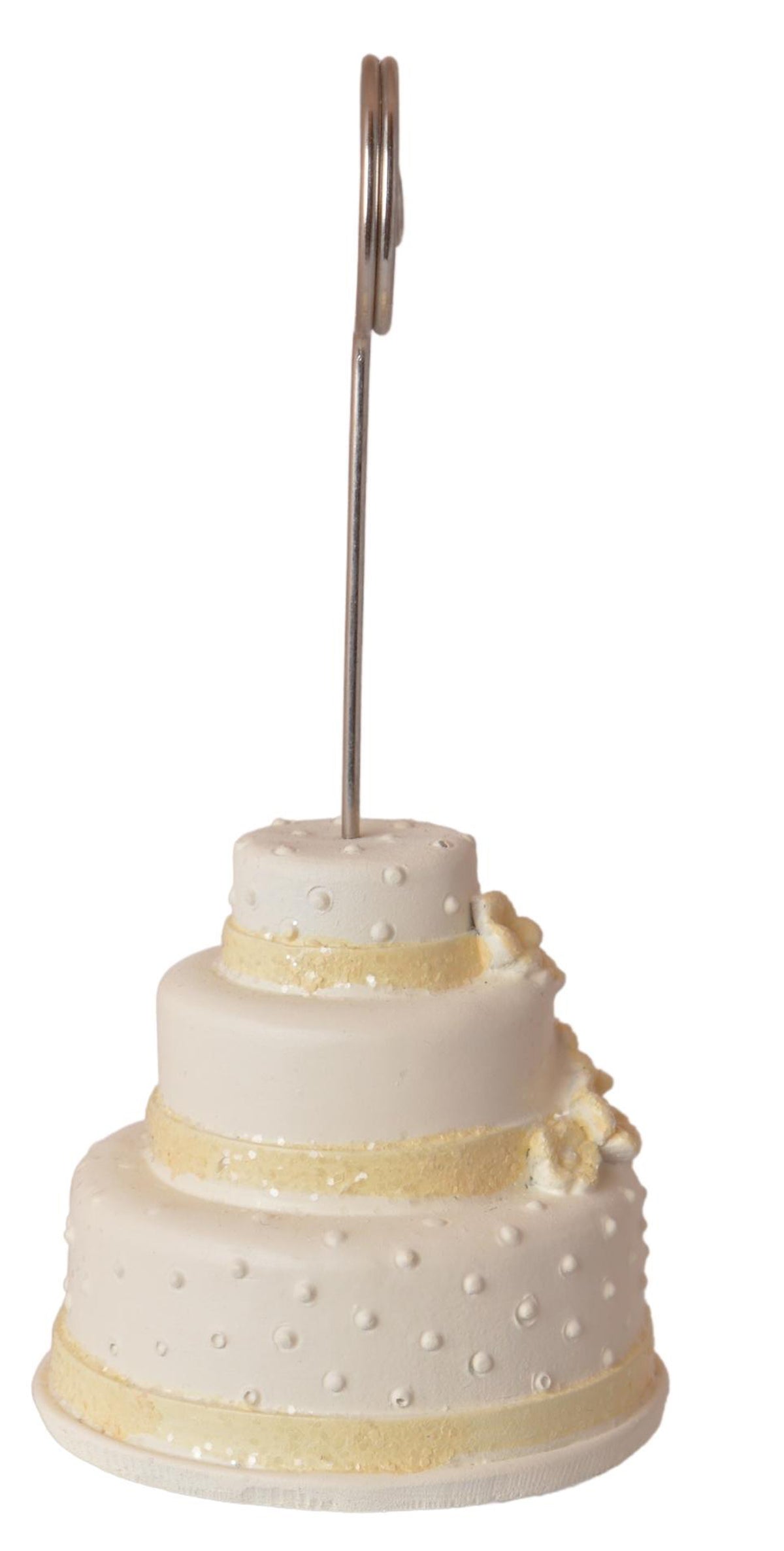 FOTOKLIP TORT Z ŻÓŁTĄ WSTĄŻKĄ