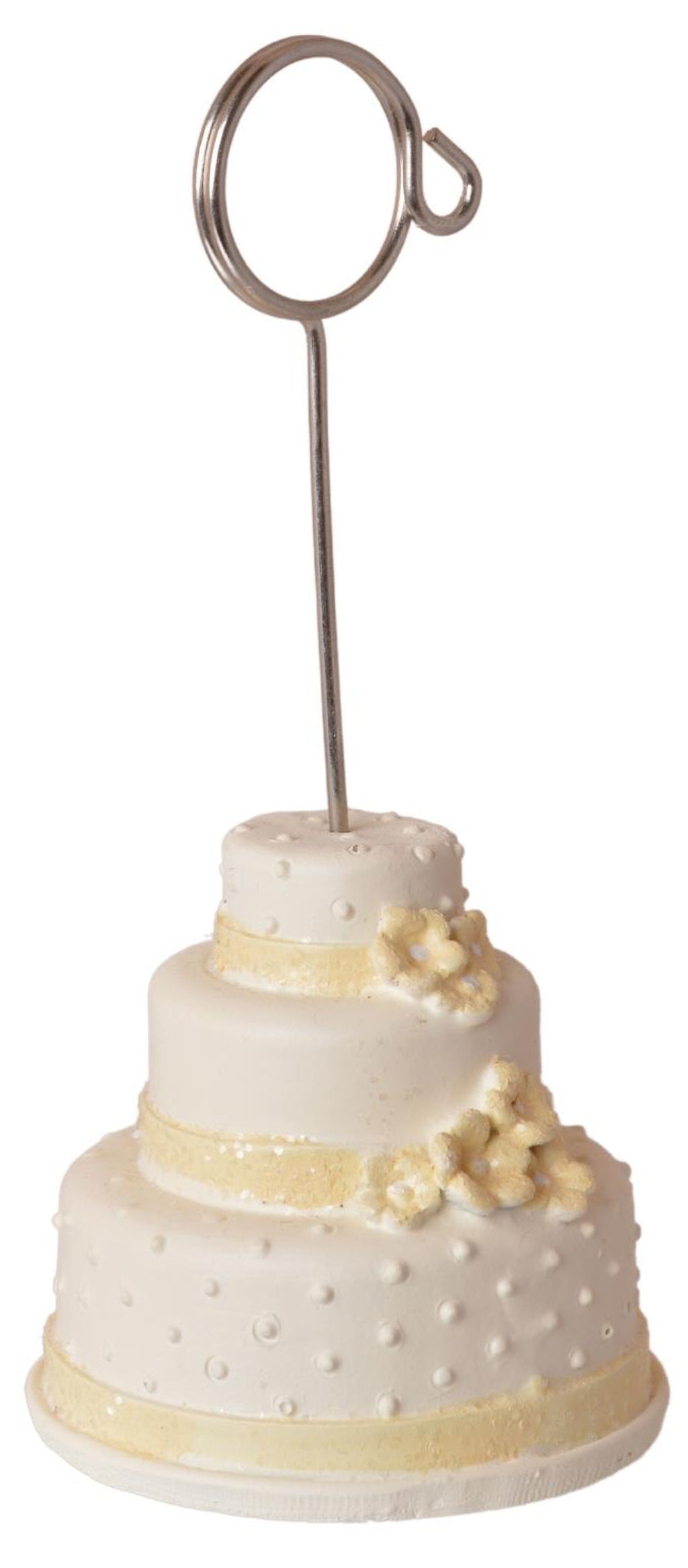 FOTOKLIP TORT Z ŻÓŁTĄ WSTĄŻKĄ