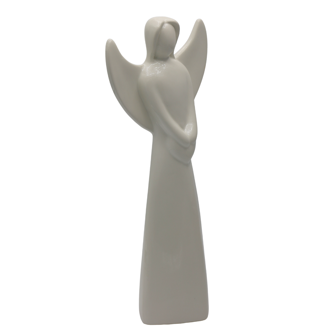 ANIOŁ CERAMICZNY SUGAR WHITE DUŻY