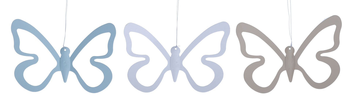 MOTYL METALOWY DO ZAWIESZENIA DUŻY 3 KOL