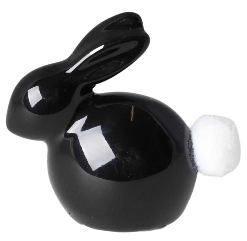 KRÓLICZEK CERAMICZNY MAŁY Z POMPONEM MIX 3 KOLORÓW