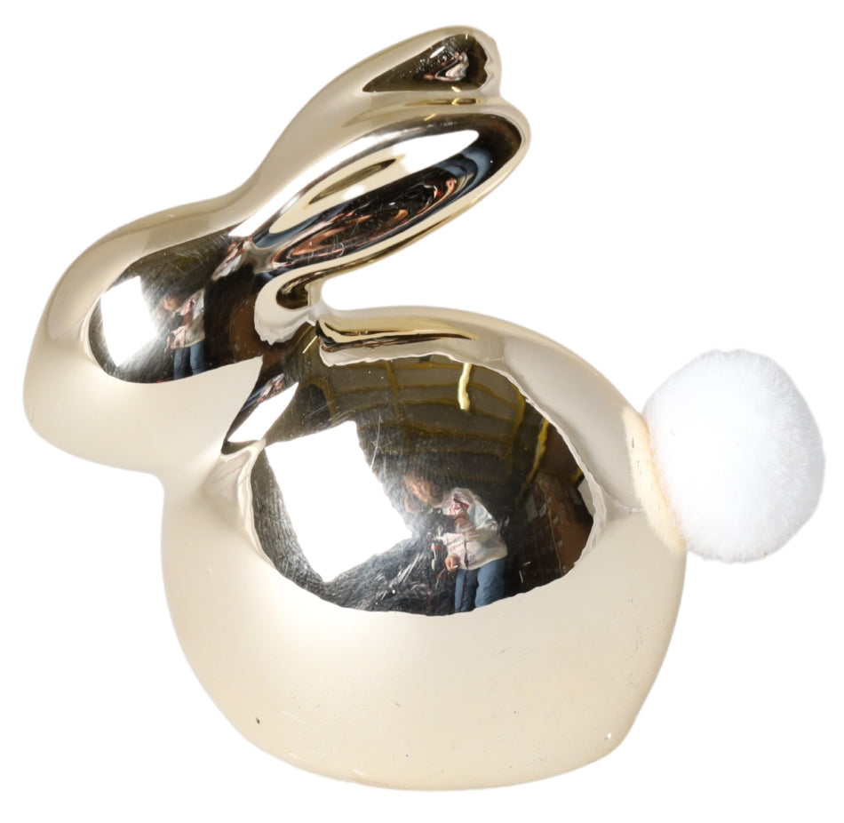 KRÓLICZEK CERAMICZNY MAŁY Z POMPONEM MIX 3 KOLORÓW