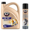 ZESTAW: 1xPRODUKT [O1405S, K2 TEXAR 5W30 5L] + 1xGRATIS [W105, K2 BRAKE CLEANER 600 ML]