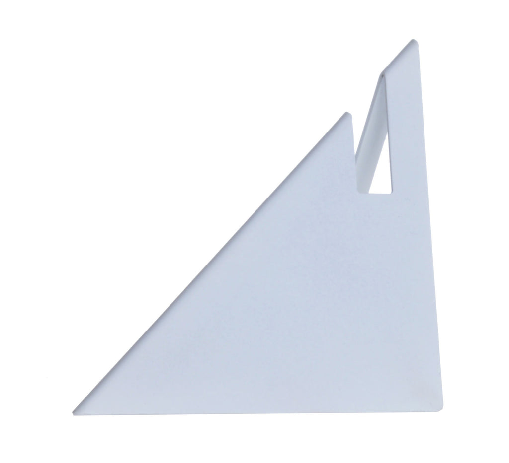 METALOWA PODSTAWKA NA OKULARY BIAŁA 10X10X5CM