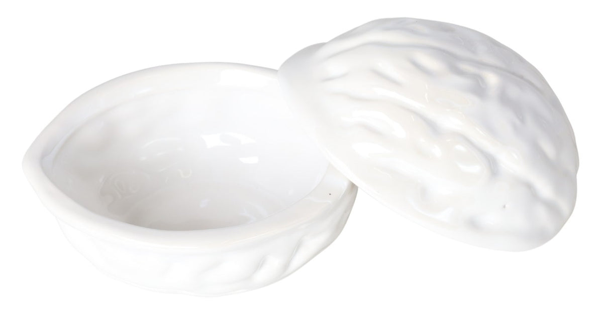 POJEMNIK CERAMICZNY ORZECH BIAŁY DUŻY