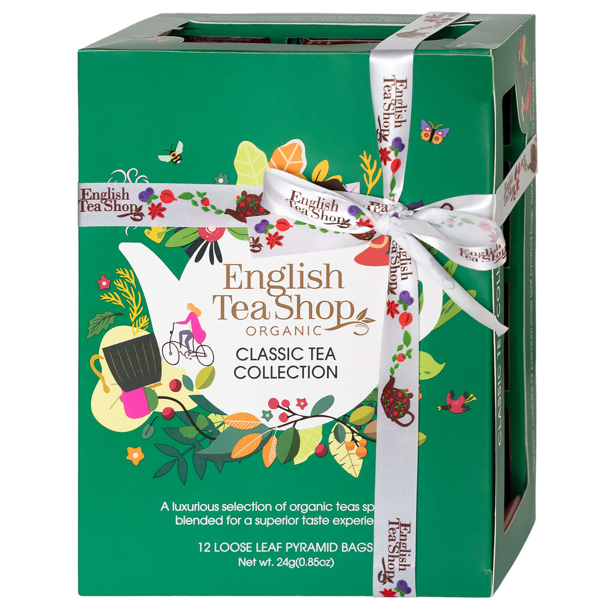 Classic Tea Collection Green - 12 piramidek