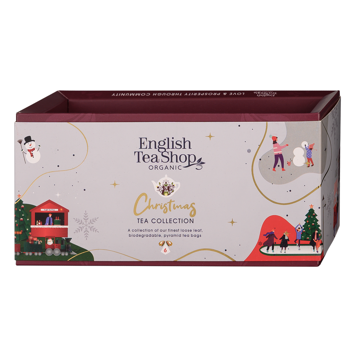 Christmas Tree Collection White Wonders - zestaw 6 piramidek w 6 różnych smakach