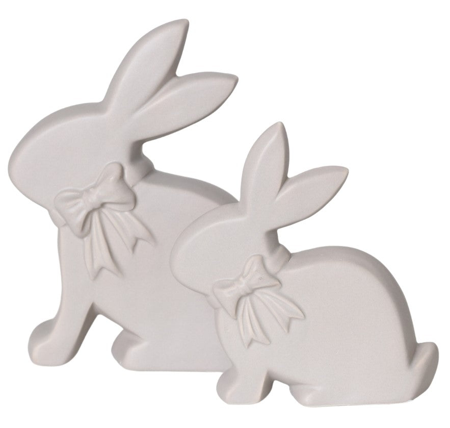 KRÓLIK CERAMICZNY BEŻOWY DUŻY
