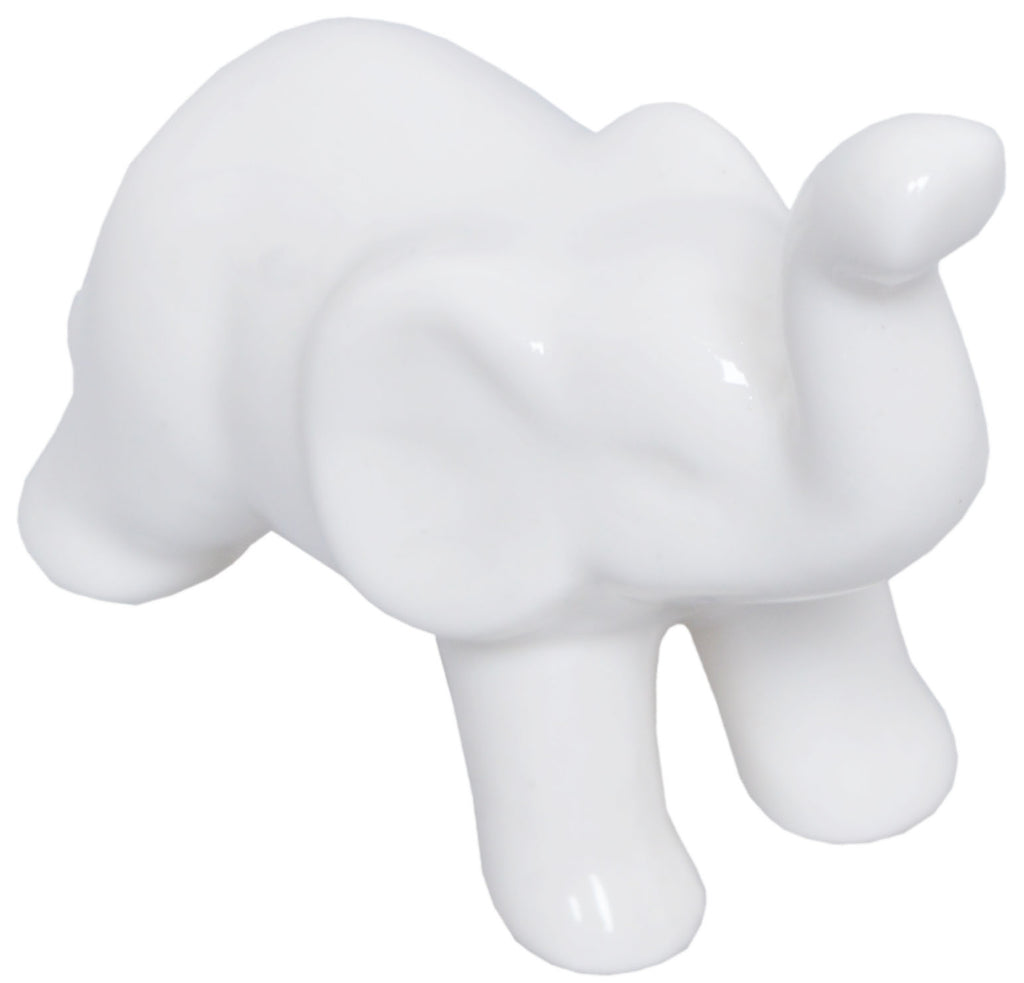 SŁOŃ CERAMICZNY BIAŁY MINI