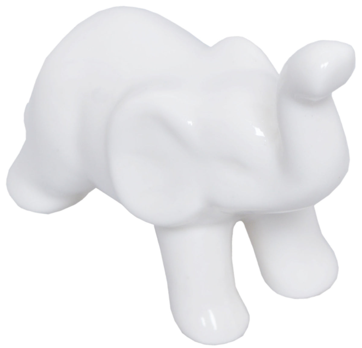 SŁOŃ CERAMICZNY BIAŁY MINI
