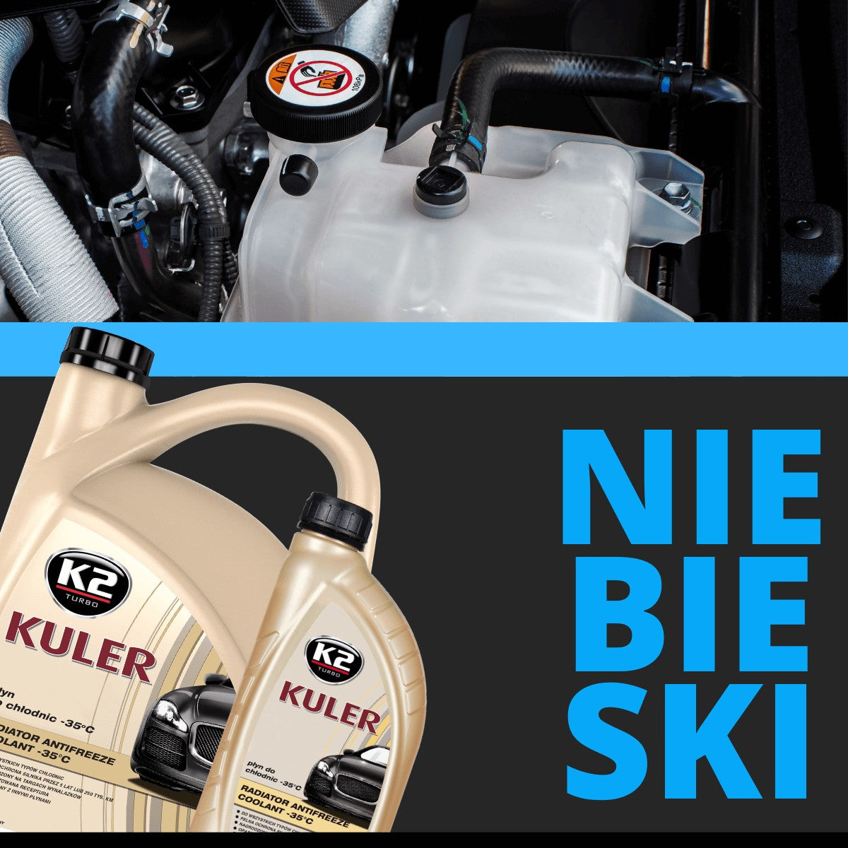 K2 KULER LONG LIFE -35°C NIEBIESKI  1L