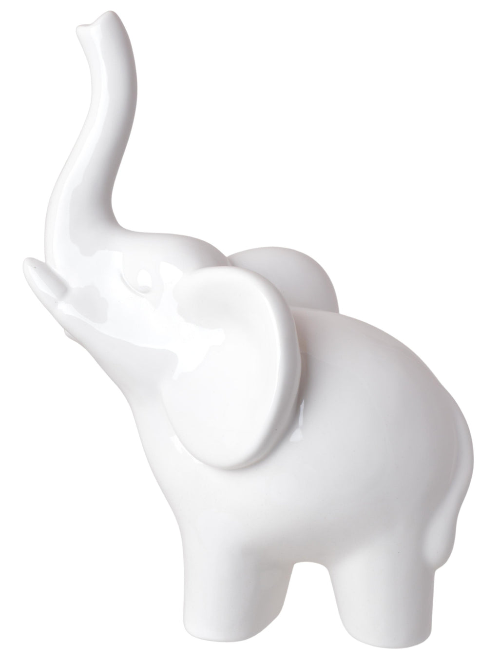 FIGURKA CERAMICZNA SŁOŃ BIAŁY MAŁY