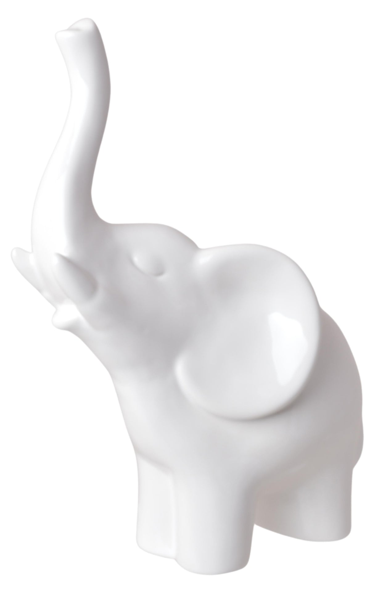 FIGURKA CERAMICZNA SŁOŃ BIAŁY MAŁY