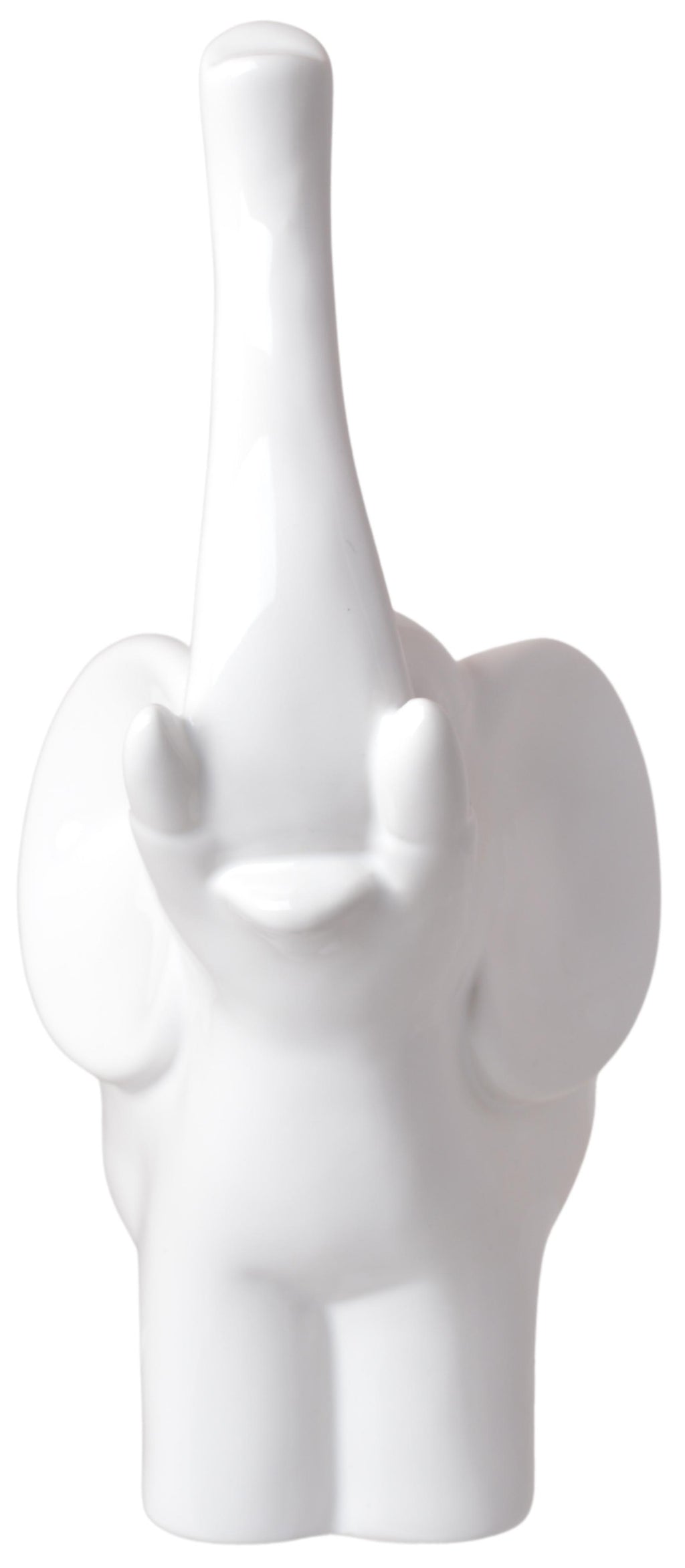 FIGURKA CERAMICZNA SŁOŃ BIAŁY MAŁY
