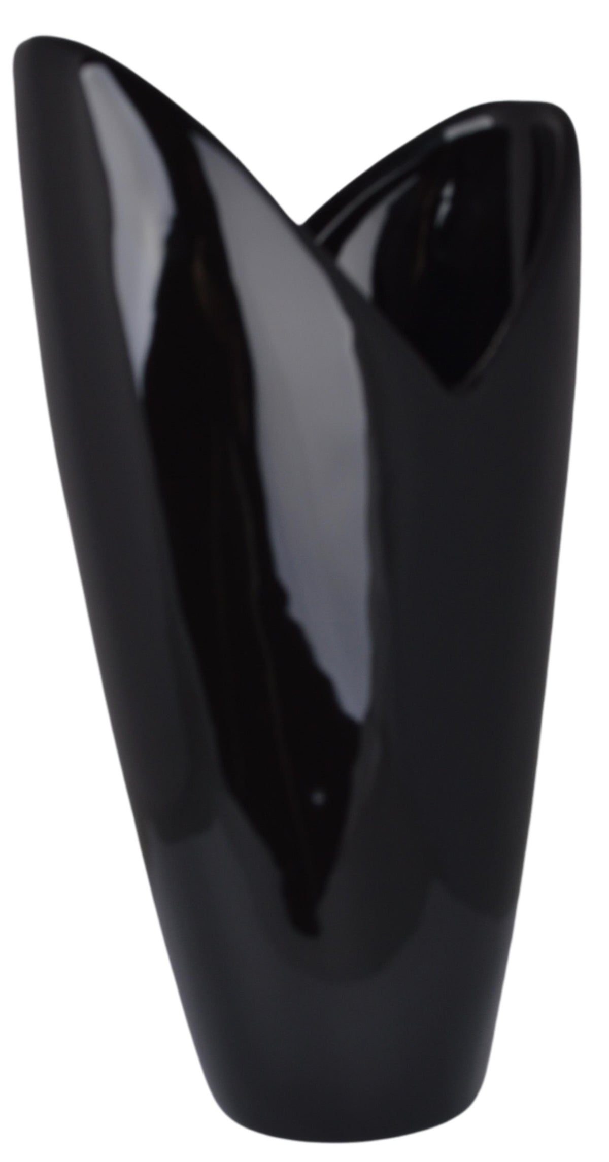 WAZON CERAMICZNY CZARNY DUŻY
