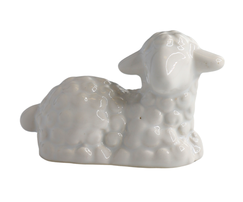 BARANEK CERAMICZNY BIAŁY MAŁY