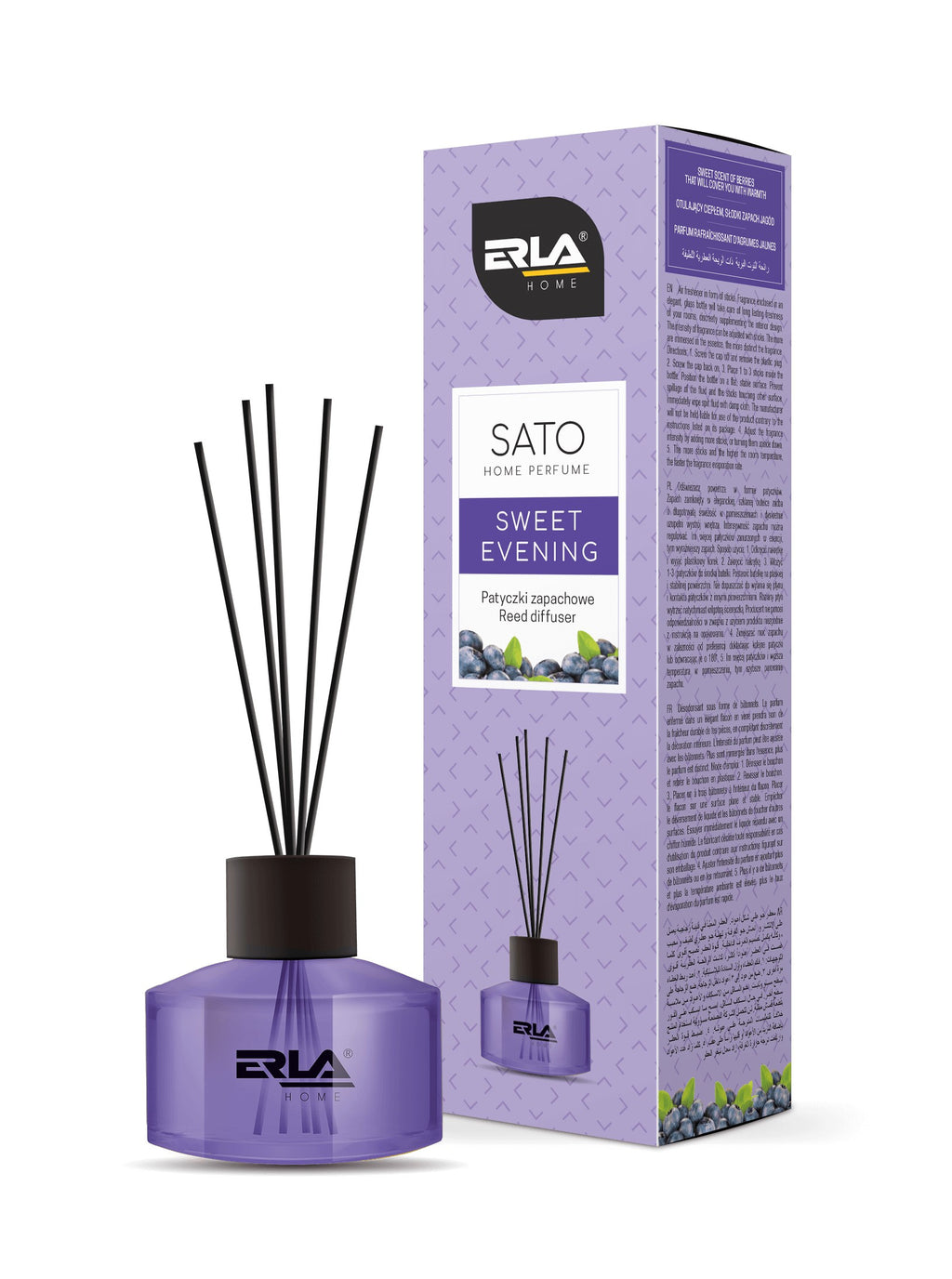 ERLA HOME SATO SWEET EVENING - Patyczki zapachowe 50ml