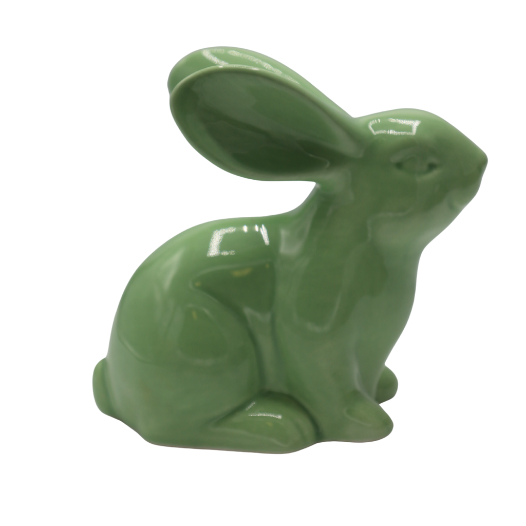 KRÓLIK CERAMICZNY PASTELOWY ZIELONY
