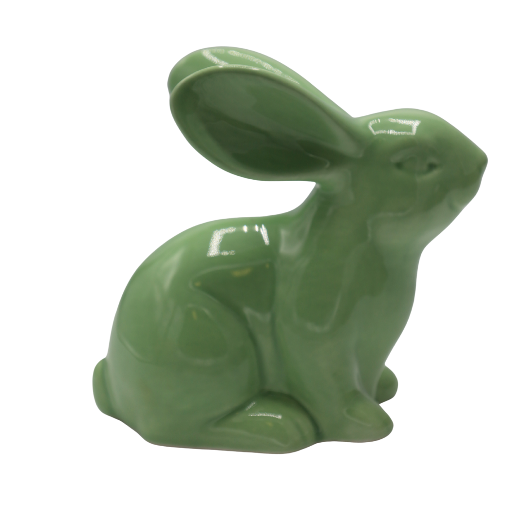 KRÓLIK CERAMICZNY PASTELOWY ZIELONY