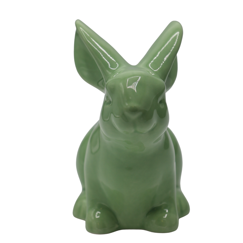 KRÓLIK CERAMICZNY PASTELOWY ZIELONY