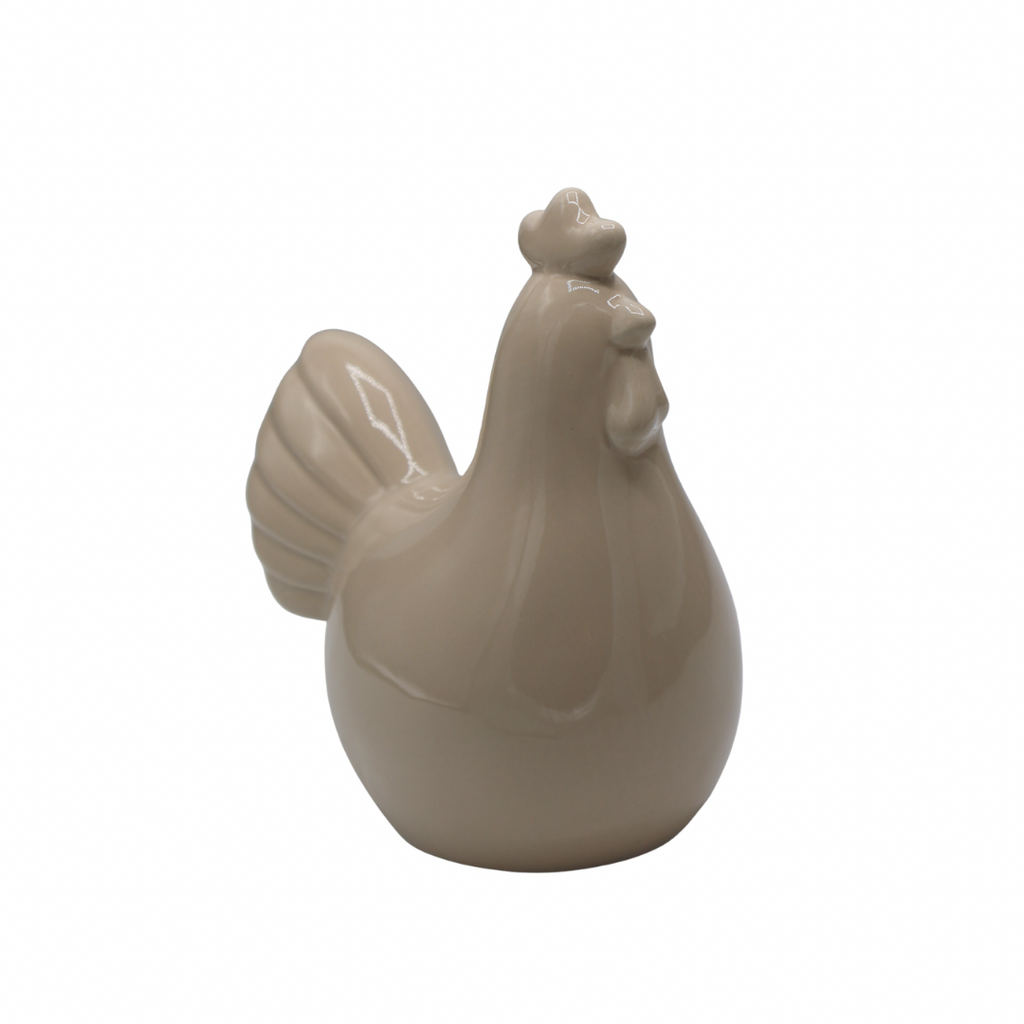 KURA CERAMICZNA BEŻOWA MAŁA