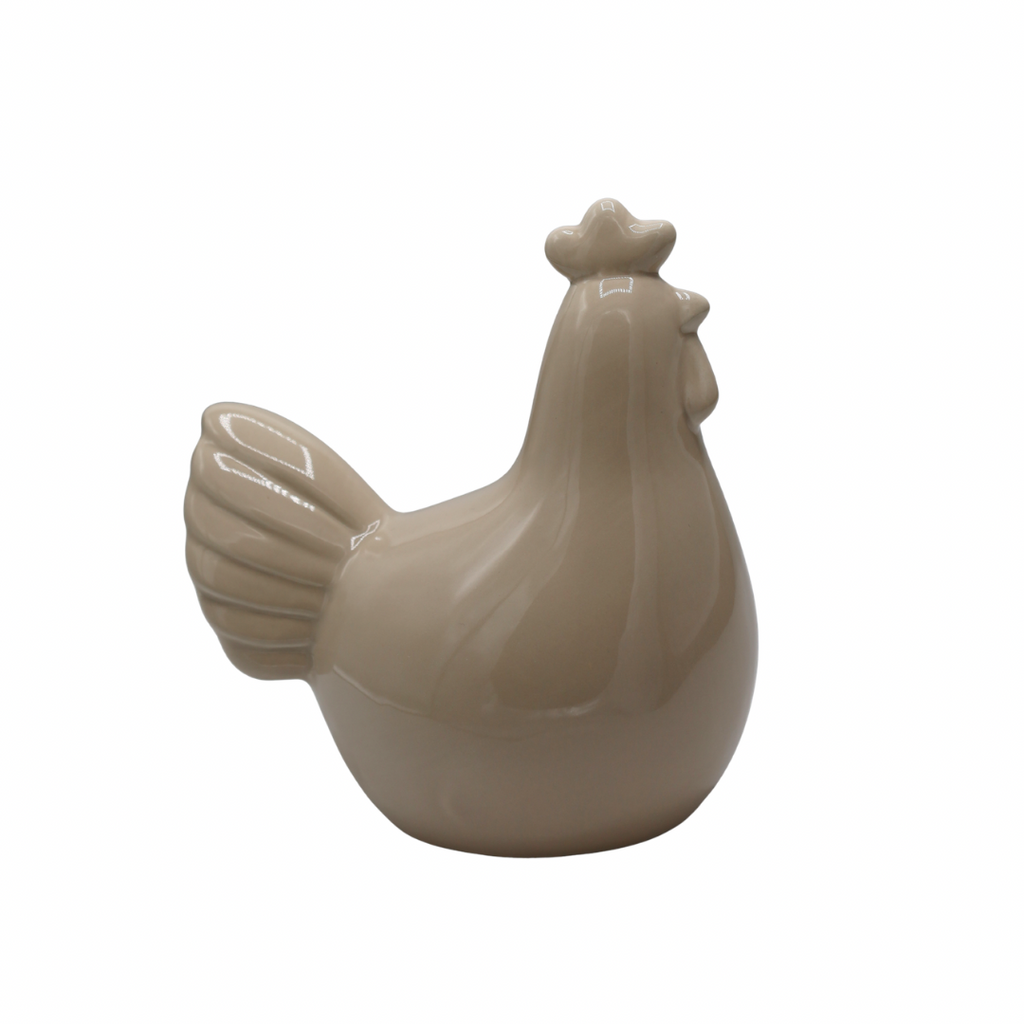 KURA CERAMICZNA BEŻOWA MAŁA