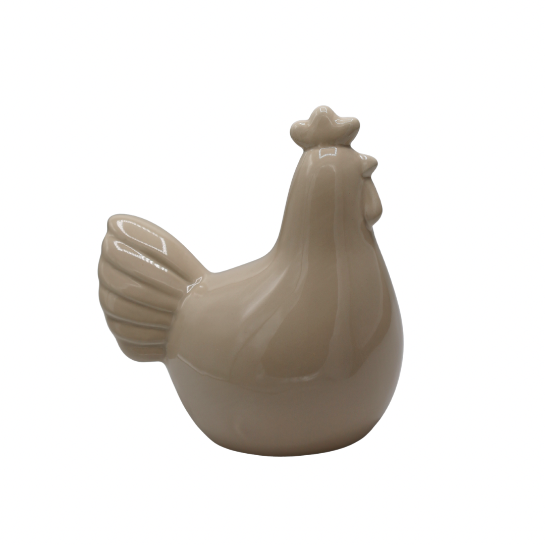 KURA CERAMICZNA BEŻOWA MAŁA