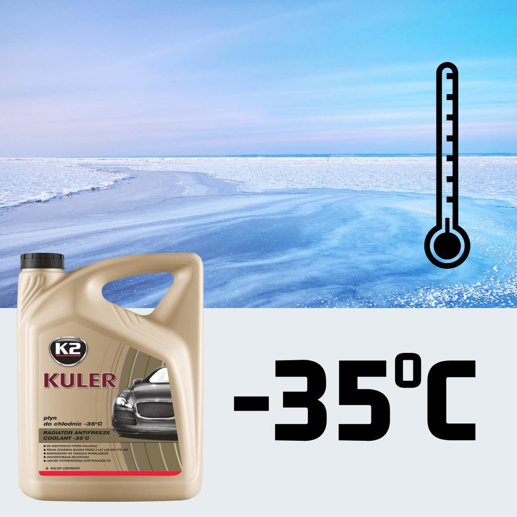 K2 KULER -35°C CZERWONY 5 L