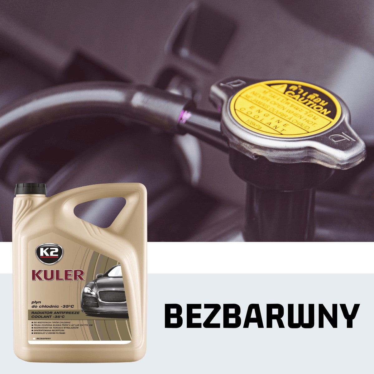 K2 KULER -35°C BEZBARWNY 5 L