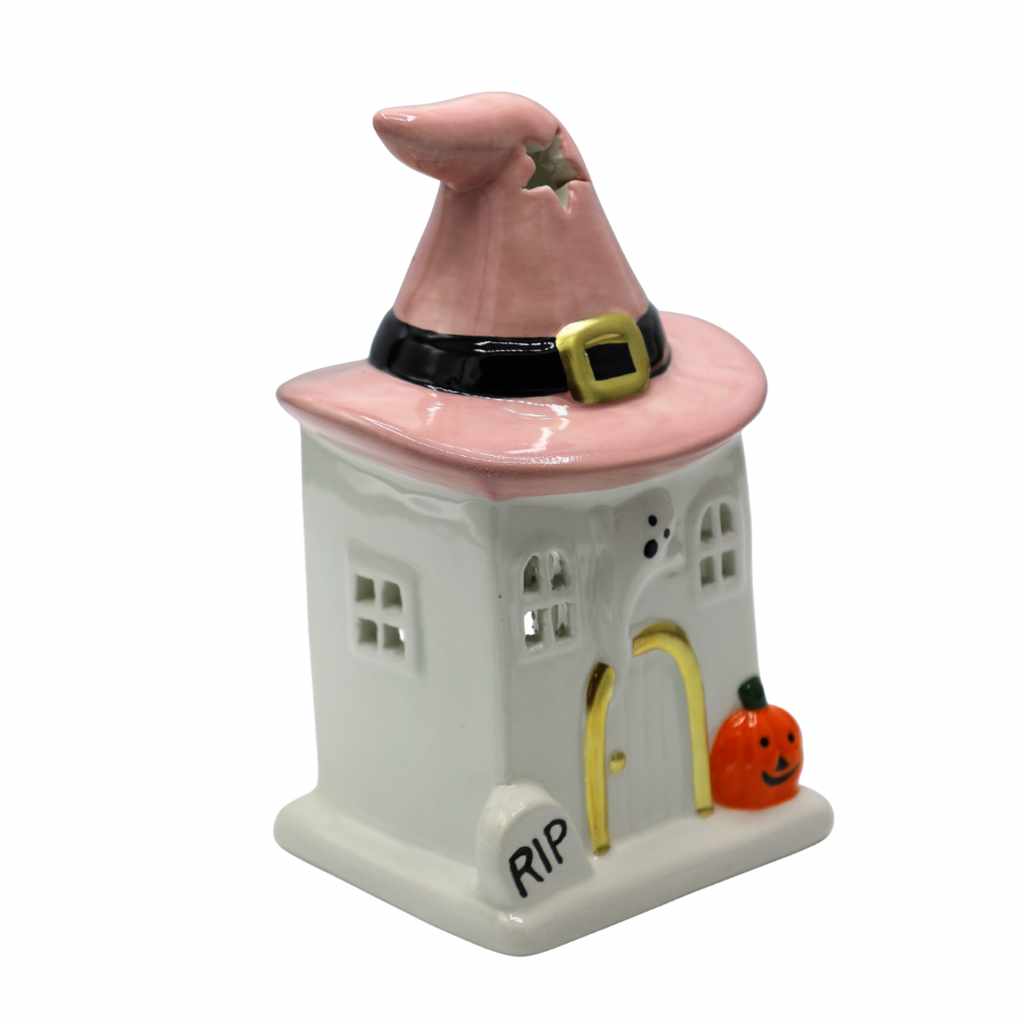 DOMEK CERAMICZNY HALLOWEEN NA T-LIGHT DUŻY