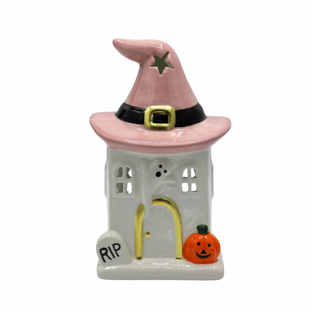 DOMEK CERAMICZNY HALLOWEEN NA T-LIGHT DUŻY
