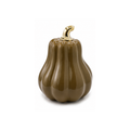 DYNIA CERAMICZNA "GRUSZKA" CIEMNOBEŻOWO-ZŁOTA MEGA 27CM