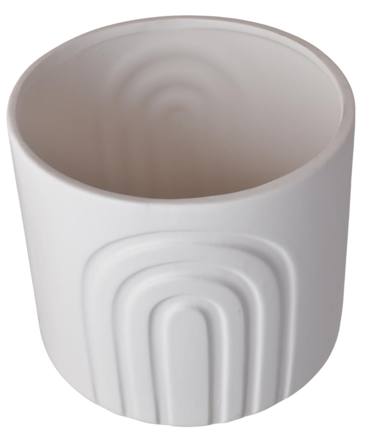 DONICZKA CERAMICZNA BIAŁA MATOWA MAŁA