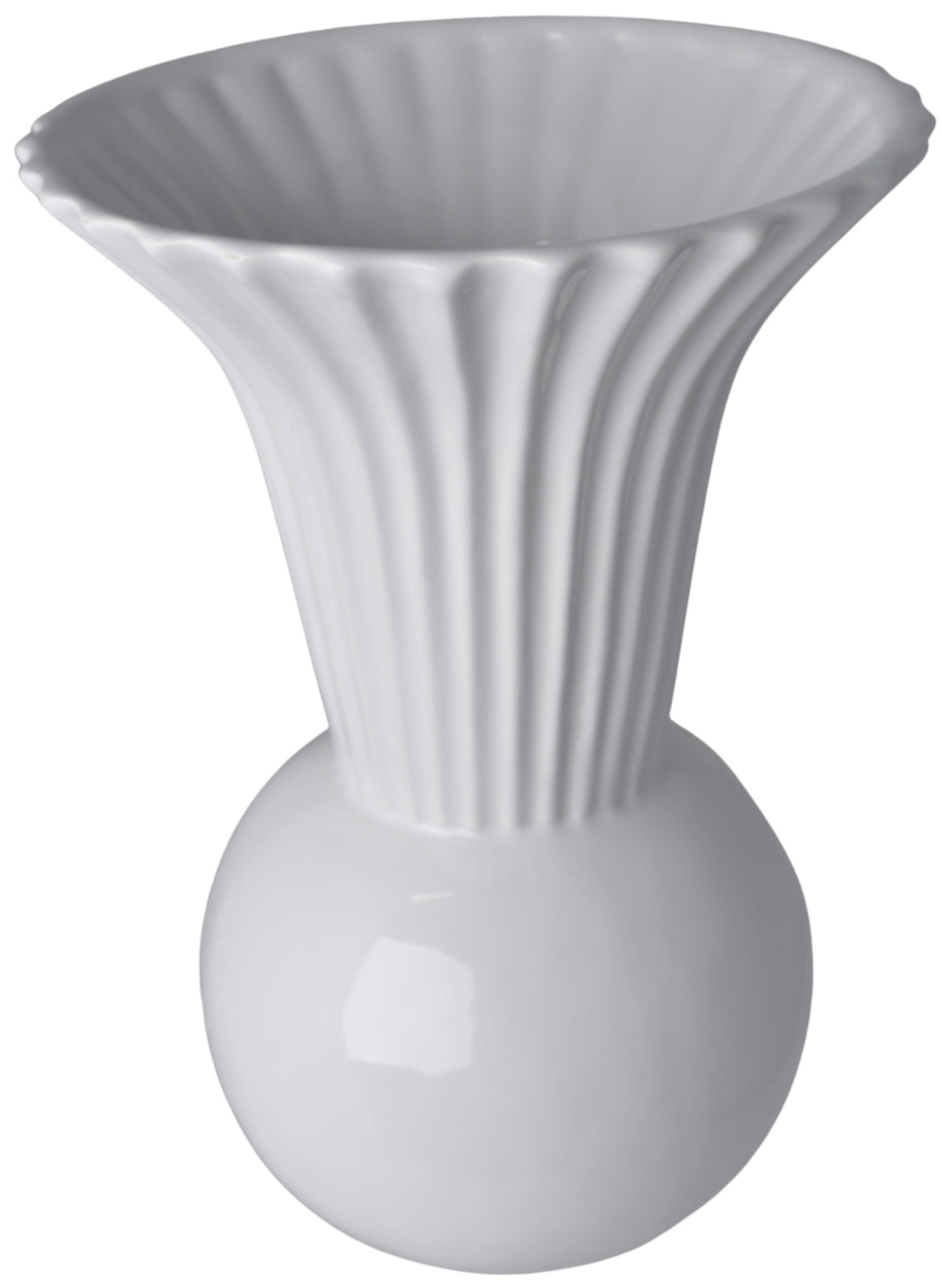 WAZON CERAMICZNY BIAŁY