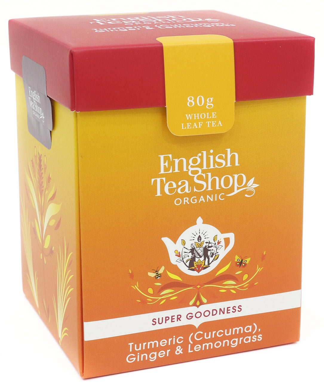 Turmeric (Curcuma), Ginger & Lemongrass - herbata sypana 80g