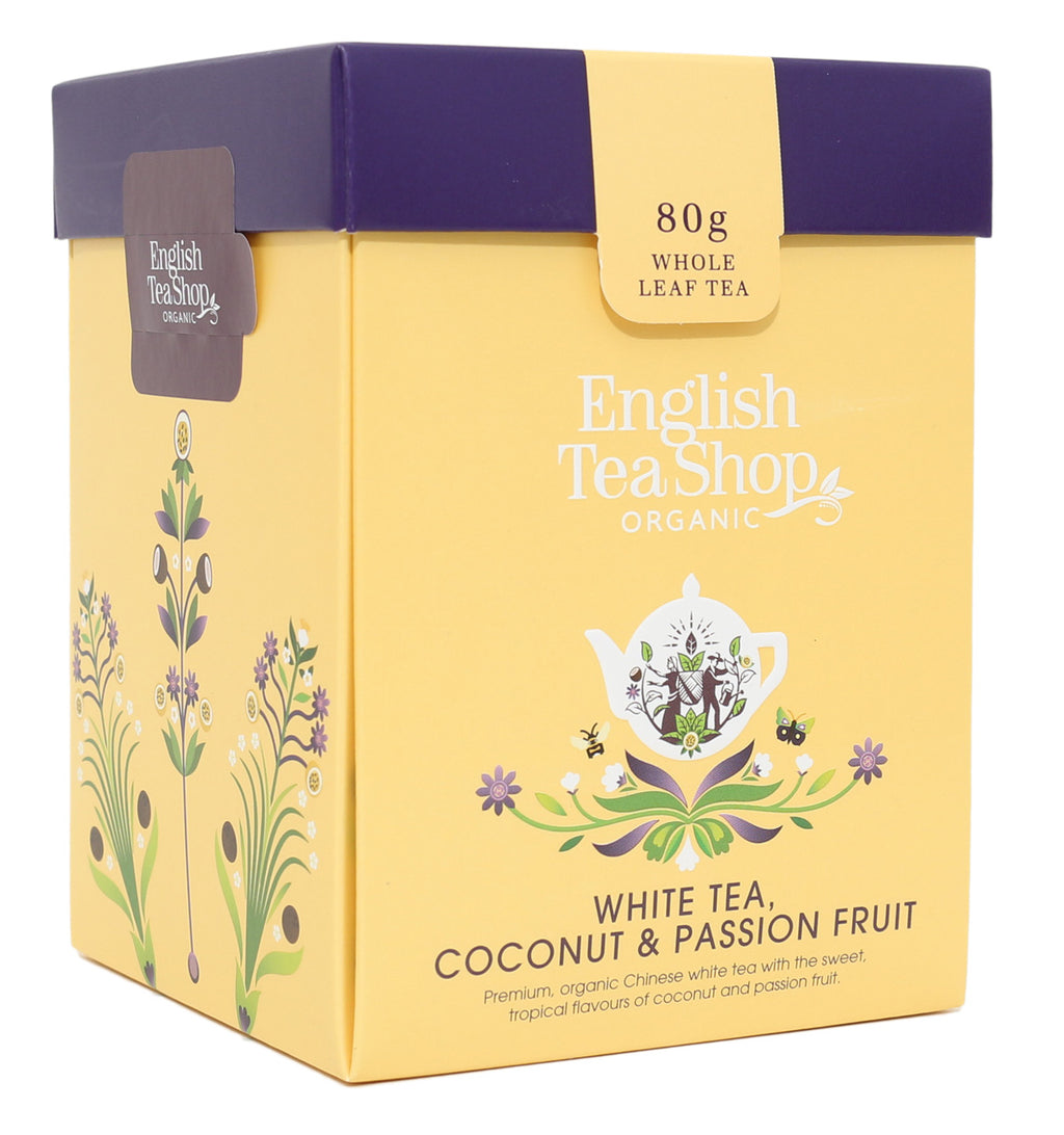 White Tea Coconut & Passion Fruit - herbata sypana 80g