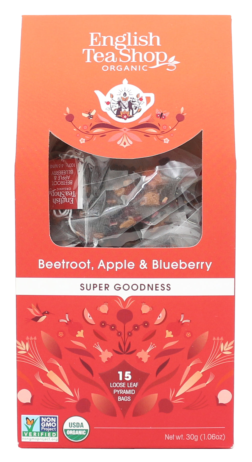 Betroot, Apple & Blueberry - 15 Piramidek