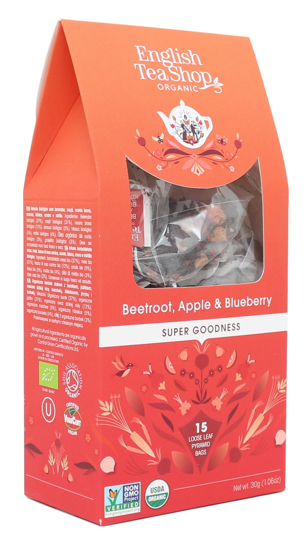 Betroot, Apple & Blueberry - 15 Piramidek